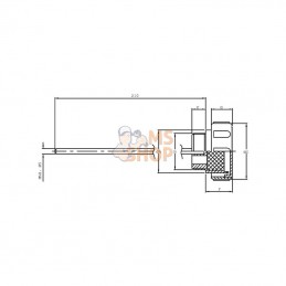 TSD08; MP FILTRI; Couvercle avec jauge 1/2 " BSP; pièce detachée