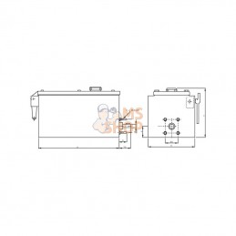 PH22018; MTH; Pompe à 3 pistons avec réservoir 18l; pièce detachée