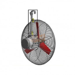 BGMFFLEXST; MULTIFAN; Fixation panier ventilateur; pièce detachée