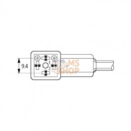 94021MSUDCI; MURR ELEKTRONIK; Kit de câbles de fiche; pièce detachée