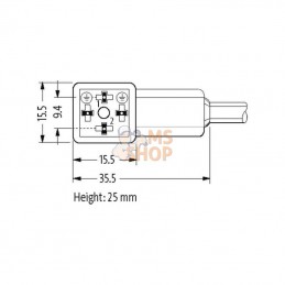 94021MSUDCI; MURR ELEKTRONIK; Kit de câbles de fiche; pièce detachée