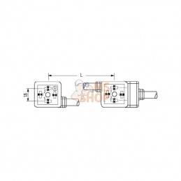 7000580016270500; MURR ELEKTRONIK; Kit câble de connex. valve 5m; pièce detachée
