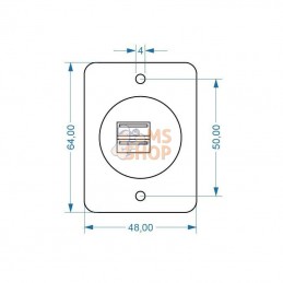 GSM050; NON ORIGINAL; Adaptateur USB double 6/30 V; pièce detachée