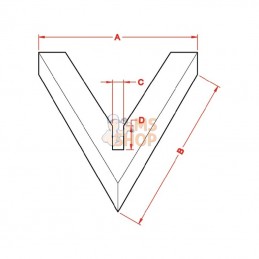 ZV32; NON ORIGINAL; Coeur sans tige; pièce detachée