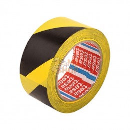 T607600008715; AUTRE MARQUE; Ruban de signalisation de danger, marquage au sol, noir/jaune, 33m x 50mm Tesa®; pièce detachée