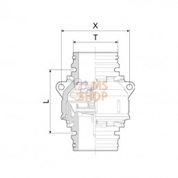 504201F; ARAG; Clapet anti-retour T7 M; pièce detachée