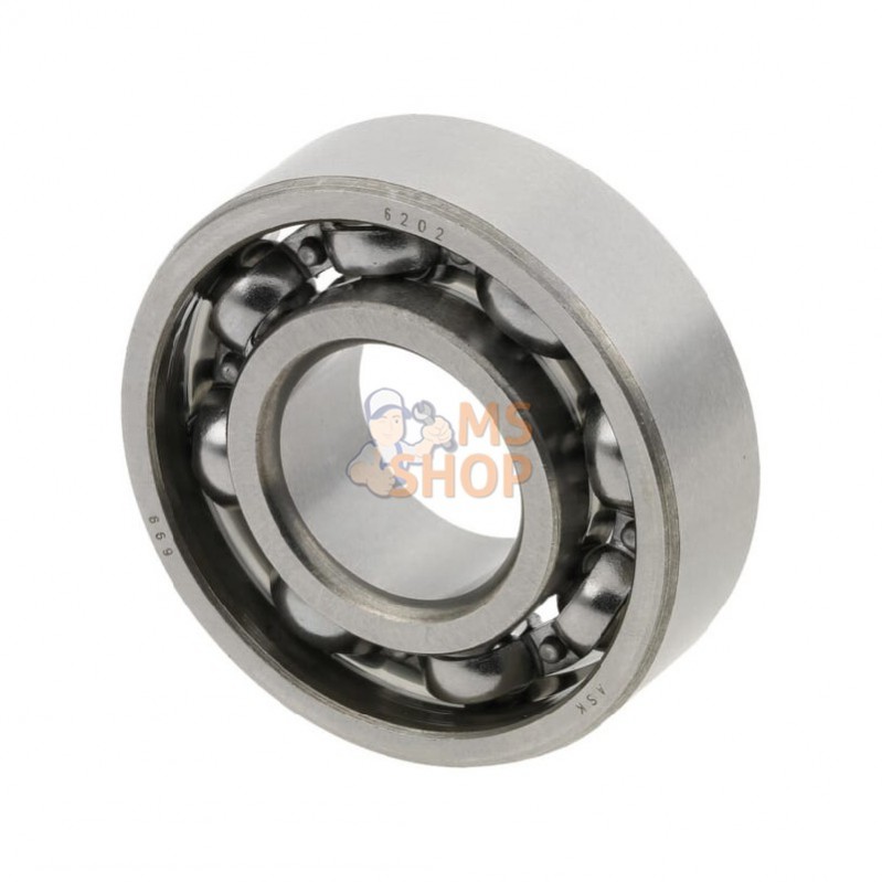 G07830043; AS-MOTOR; Roulement rainuré à billes; pièce detachée