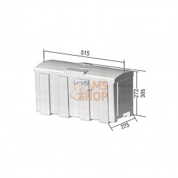 1211807; AL-KO; Caisse à outils plastique; pièce detachée
