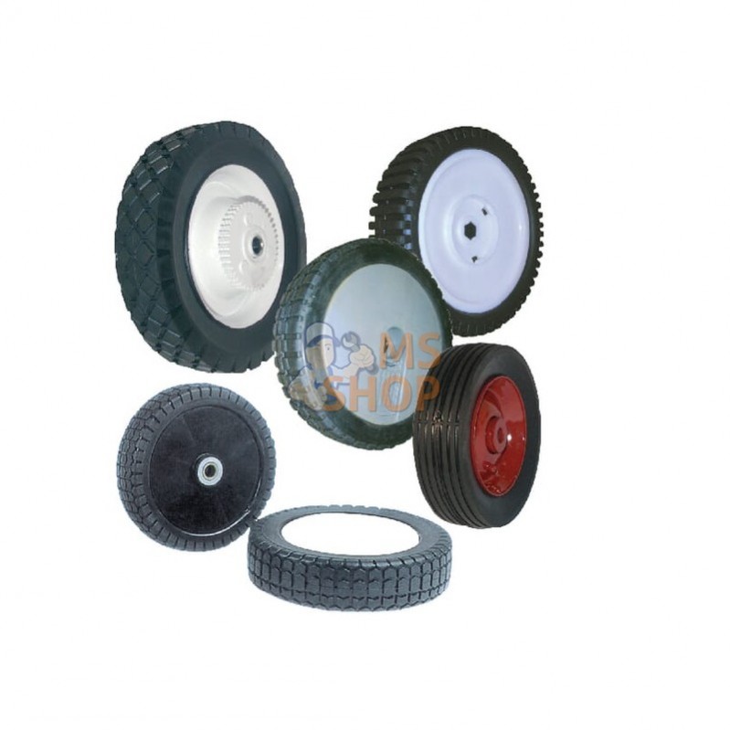 AK513279; AL-KO; Roue 32EH D125 R9005 Neu; pièce detachée