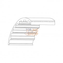 AK548606; AL-KO; Courroie crantée 520/8M/10; pièce detachée