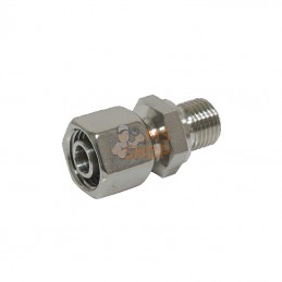 EGES18LR34RVS; AUTRE MARQUE; Pièce à visser droite Inox; pièce detachée