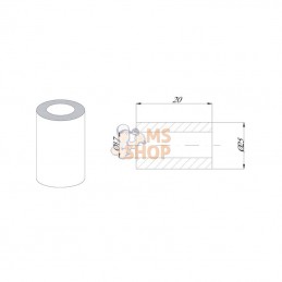 BH2400; AUTRE MARQUE; Douille utilisable pour Ferri; pièce detachée