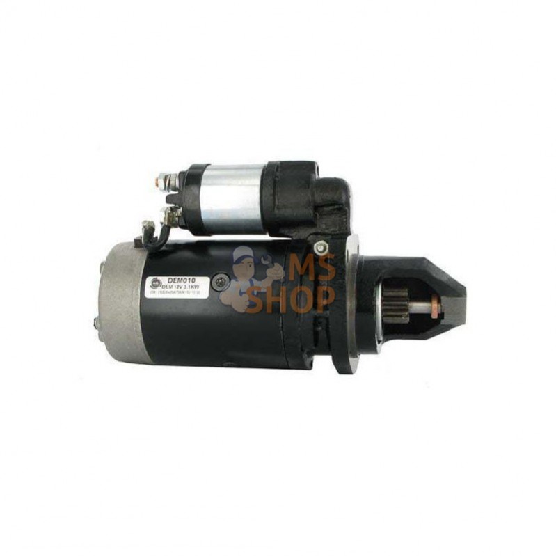 DEM010; AUTRE MARQUE; Démarreur 12V 3,1 kW, 10 dents; pièce detachée