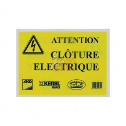 44620FR; AKO; Plaquette "Clôture électrique"; pièce detachée