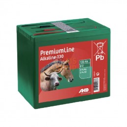 350521; AKO; Pile alcaline AKO 9V 130Ah; pièce detachée