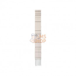 444901; AKO; Piquet plastique, double dent, 102 cm 5 pièces; pièce detachée