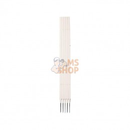 444901; AKO; Piquet plastique, double dent, 102 cm 5 pièces; pièce detachée