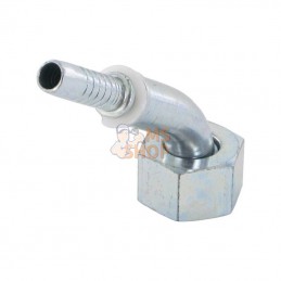 PGF102445; ALFAGOMMA; Raccord 45° DN10-M24x150; pièce detachée
