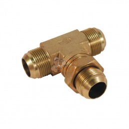 TS09; ALFAGOMMA; Raccord T orientable passe cloison JIC/UNF 9/16; pièce detachée
