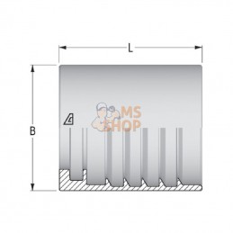 SFA20425; ALFAGOMMA; Ferrule H1200204-160000; pièce detachée