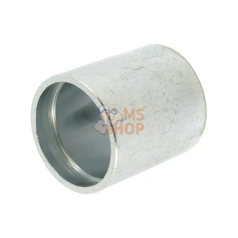 SFA95C25; ALFAGOMMA; Jupe à sertir Ø25x42mm DN25 acier / chromé Alfagomma; pièce detachée SFA95C25; ALFAGOMMA; Jupe à sertir Ø25x42mm DN25 acier / chromé Alfagomma; pièce detachée