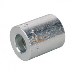 SFA4S08; ALFAGOMMA; Jupe à sertir Ø22x26,5mm DN8 acier / zingué / blanc passivé Alfagomma; pièce detachée