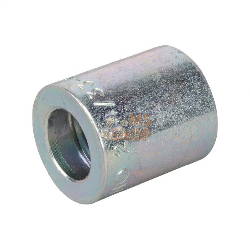 SFASK110P260; ALFAGOMMA; Jupe à sertir Ø23x27,5mm DN10 acier / zingué / blanc passivé Alfagomma; pièce detachée SFASK110P260; ALFAGOMMA; Jupe à sertir Ø23x27,5mm DN10 acier / zingué / blanc passivé Alfagomma; pièce detachée