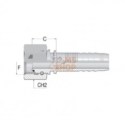 DKRNS2520; ALFAGOMMA; Embout F NS-DN25-1.1/4"BSP; pièce detachée