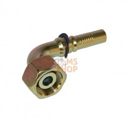 DKOSH163090; ALFAGOMMA; Raccord à sertir 4SH-DN16-20S-M30x2,0-90; pièce detachée