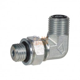 KIOM0910; ALFAGOMMA; Elbow ORFS 9/16"xM10; pièce detachée