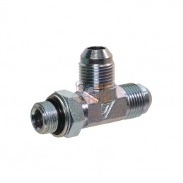 LIB1206; ALFAGOMMA; Raccord T renverse orientable JIC/BSP 3/4 - 3/8; pièce detachée