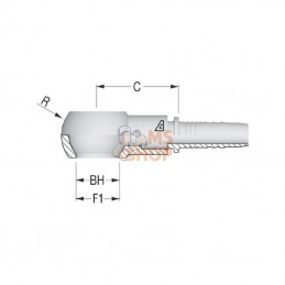 PQM510; ALFAGOMMA; Raccord sertir banjo DN05-M10; pièce detachée