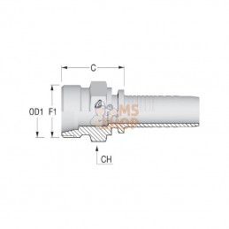 PRF820; ALFAGOMMA; Raccord DN8-M20x150-13 gaz; pièce detachée