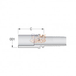 PT2022; ALFAGOMMA; Raccord lisse DN20-22L; pièce detachée