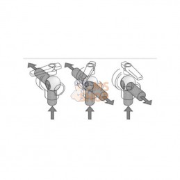 45531114A; ARAG; Vanne boiss.sph. 1" 3v.+ral.; pièce detachée
