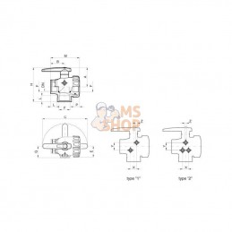 45531114V; ARAG; Vanne à bille 1" int. 3voies; pièce detachée