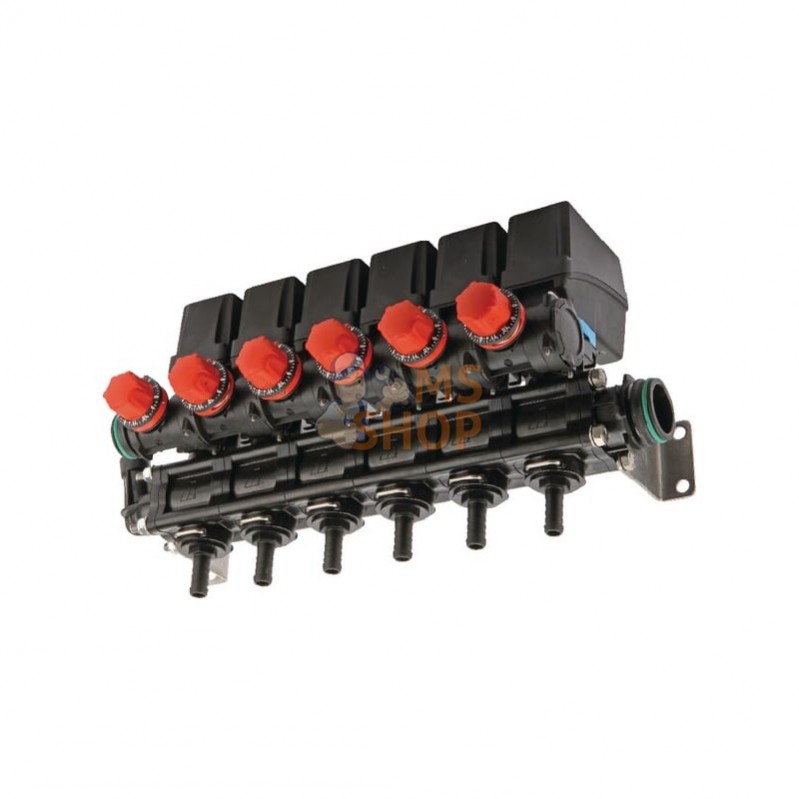 86301651; ARAG; Gr. vannes 6 tr.+racc. fourche; pièce detachée 86301651; ARAG; Gr. vannes 6 tr.+racc. fourche; pièce detachée