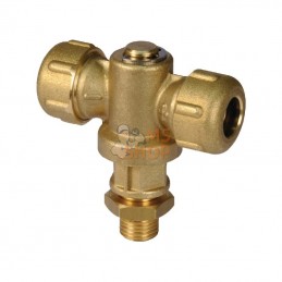 0058320900; ARAG; Porte-buse laiton double 1/4M; pièce detachée