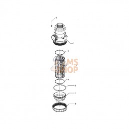 319092; ARAG; Filtre d'aspiration 3" 32 m; pièce detachée