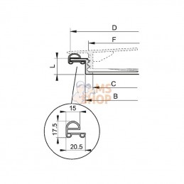 350660; ARAG; Bague de couvercle; pièce detachée