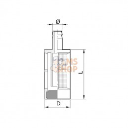 305008AV; ARAG; Filtre avec poids; pièce detachée