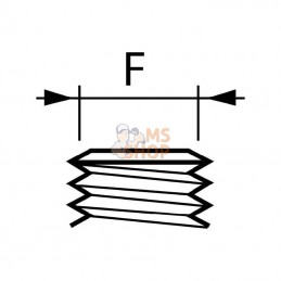 400270N; ARAG; Adaptateur 1/4 NPT; pièce detachée