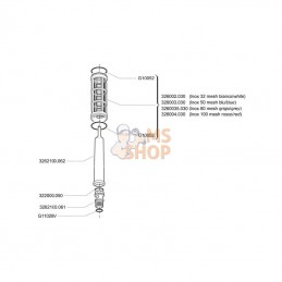 3262100061; ARAG; Accouplement pour 326/328 Filtre; pièce detachée