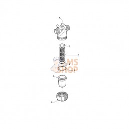 32240435; ARAG; Filtre 80 mailles; pièce detachée