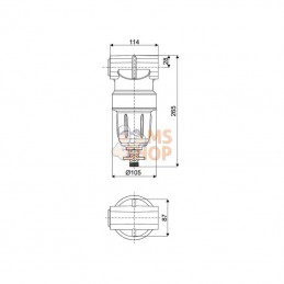 34520030; ARAG; Filtre pression 150l 463/471; pièce detachée