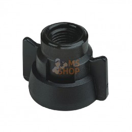40291001P025; ARAG; Ecrou de buse 1/4" NPT noir; pièce detachée