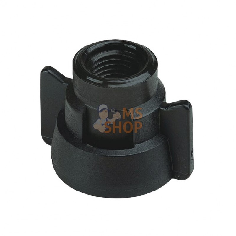 40291001P025; ARAG; Ecrou de buse 1/4" NPT noir; pièce detachée 40291001P025; ARAG; Ecrou de buse 1/4" NPT noir; pièce detachée