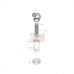 3229013; ARAG; Filtre cpl. 150 l/min + fix.; pièce detachée