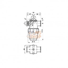 3242032; ARAG; Filtre à mailles 3/4"F 32 m; pièce detachée