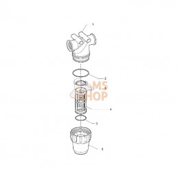3242032; ARAG; Filtre à mailles 3/4"F 32 m; pièce detachée